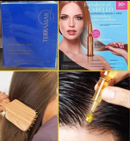 Ampolletas, Loción nutritiva para el cuero cabelludo Terramar