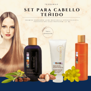Set Cabello Teñido: Shampoo Mascarilla Oleo