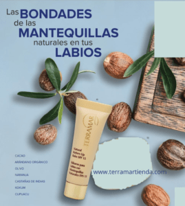 Bálsamo para labios con Mantequillas Naturales FPS 15