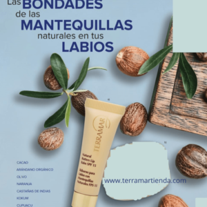 Bálsamo para labios con Mantequillas Naturales FPS 15