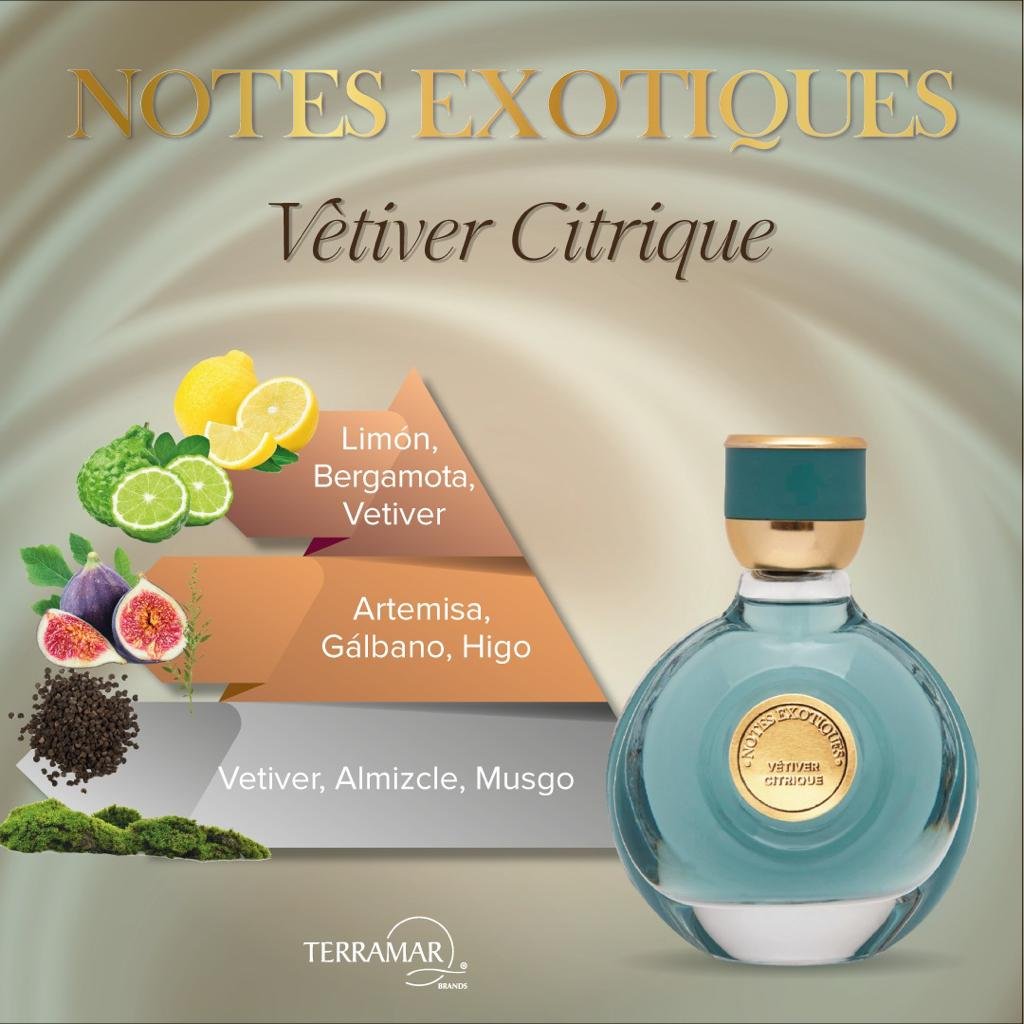 Perfume Vétiver Citrique para Caballero Terramar