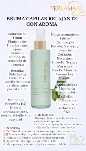 Bruma Capilar Relajante con Aroma - Image 3