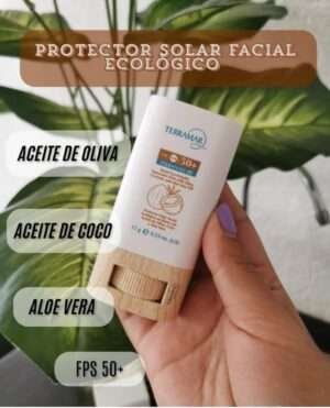Protector Solar Facial Ecológico en Barra - Image 2