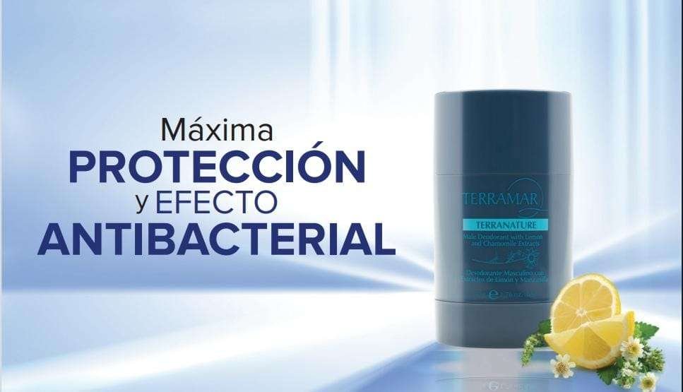 Teranature Desodorante Maculino con extractos de limón y manzanilla