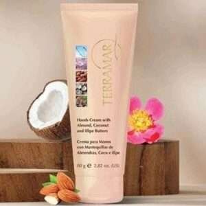 Crema para Manos con Mantequillas de Almendras, Coco e Ilipe