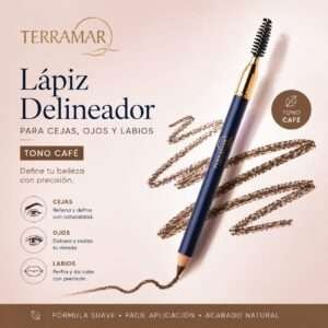Lápiz Delineador Cejas Ojos y Labios Terramar
