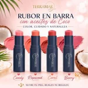 Rubor en Barra con Aceite de Coco