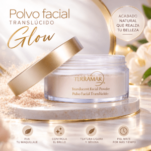 Polvo facial translúcido Glow